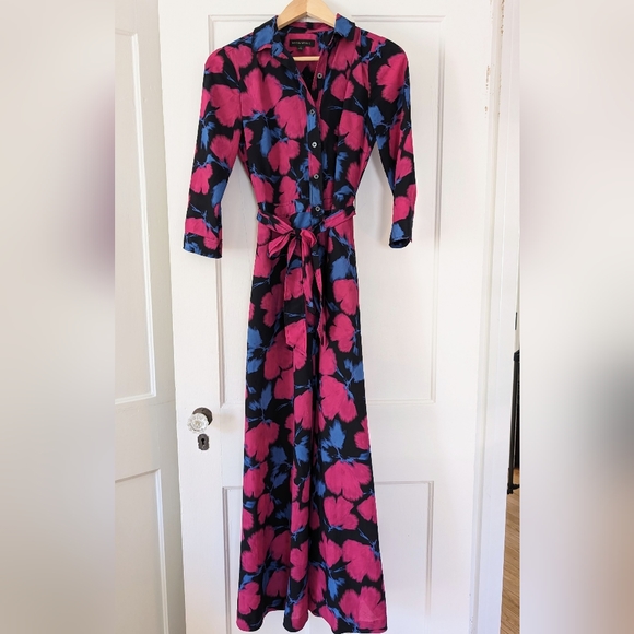 Banana Republic Dresses & Skirts - Long floral silk dress